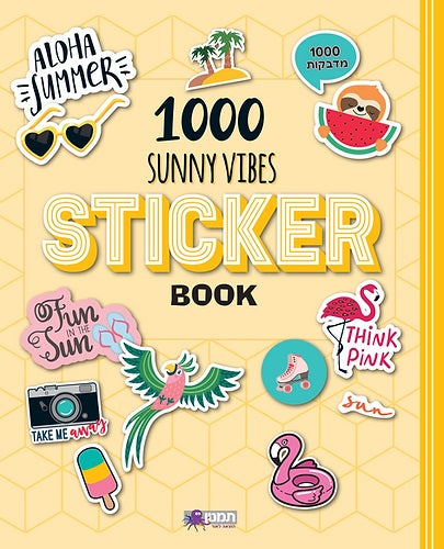 1000 Sunny Vibes Sticker Book