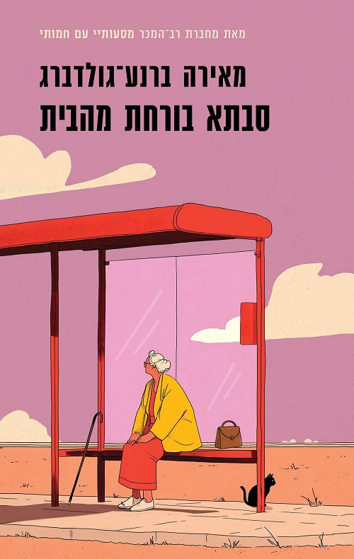 Grandma Runs Away from Home by Meira Barnea Goldberg – Hebrew edition book cover (סבתא בורחת מהבית)